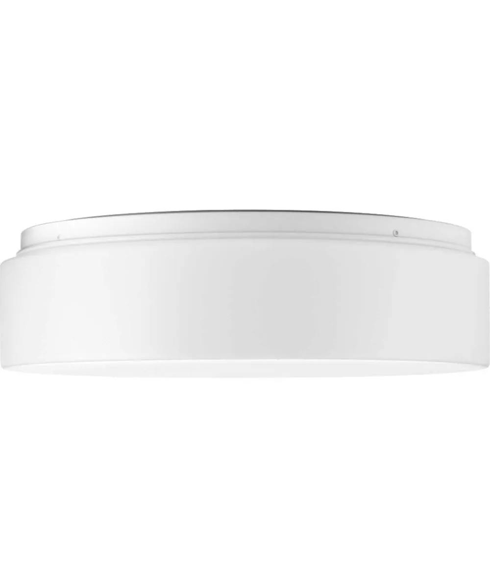 1-Light 13-1/2" LED Flush Mount White