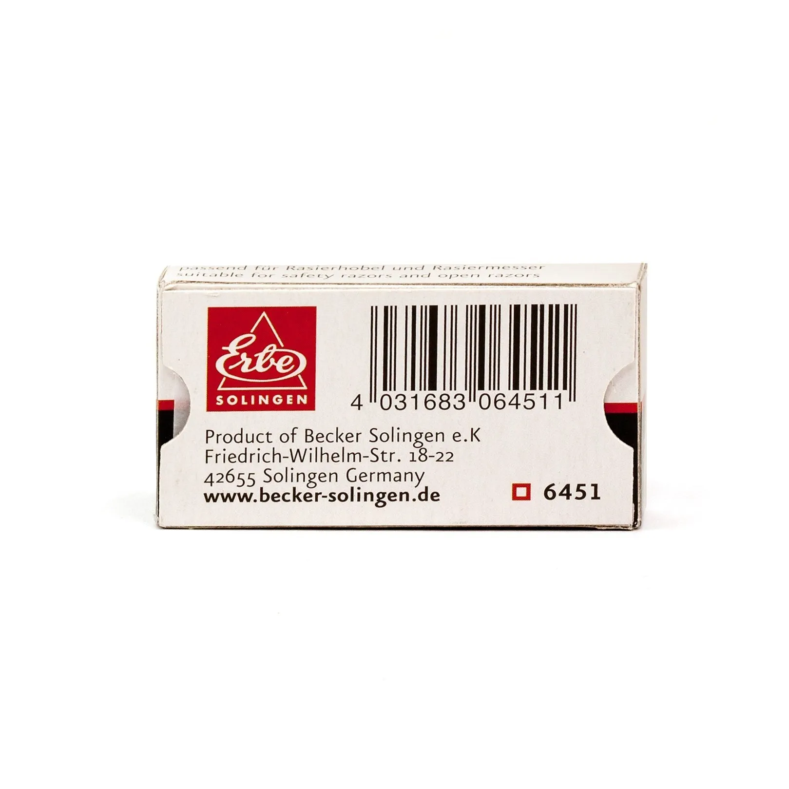 10 Erbe Solingen Double-Edge Safety Razor Blades