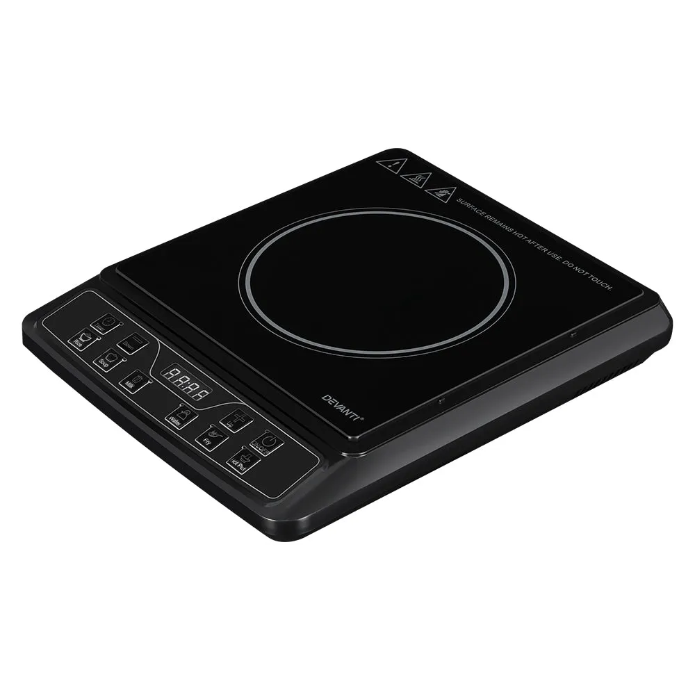 10-Level Single Burner Induction Cooktop, Portable - Devanti