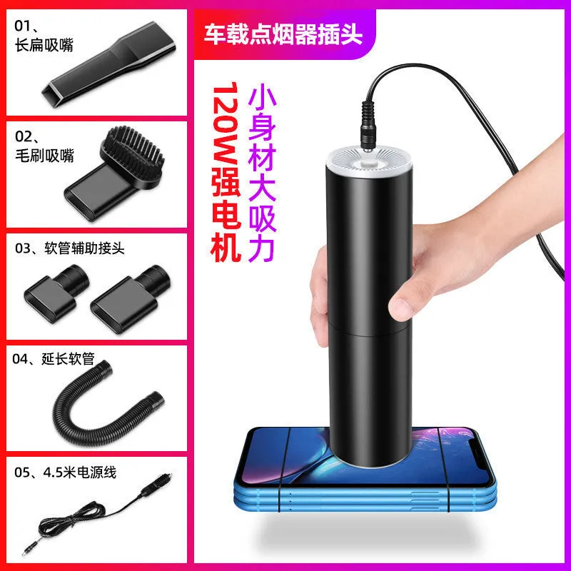 12V High Power Wireless Portable Handheld Car Vacuum Cleaner for Dry and Wet Cleaning