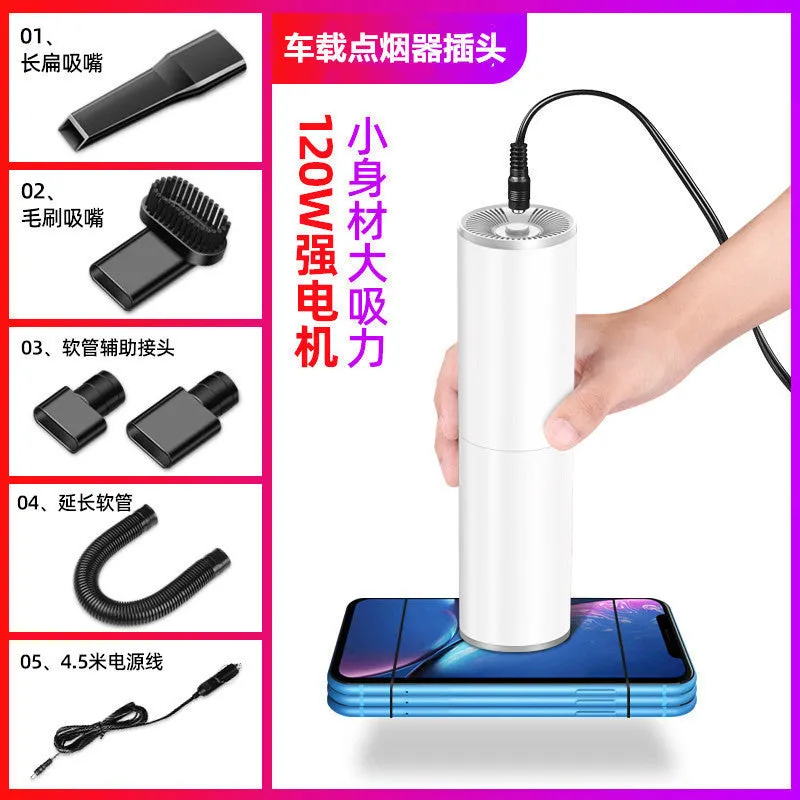 12V High Power Wireless Portable Handheld Car Vacuum Cleaner for Dry and Wet Cleaning