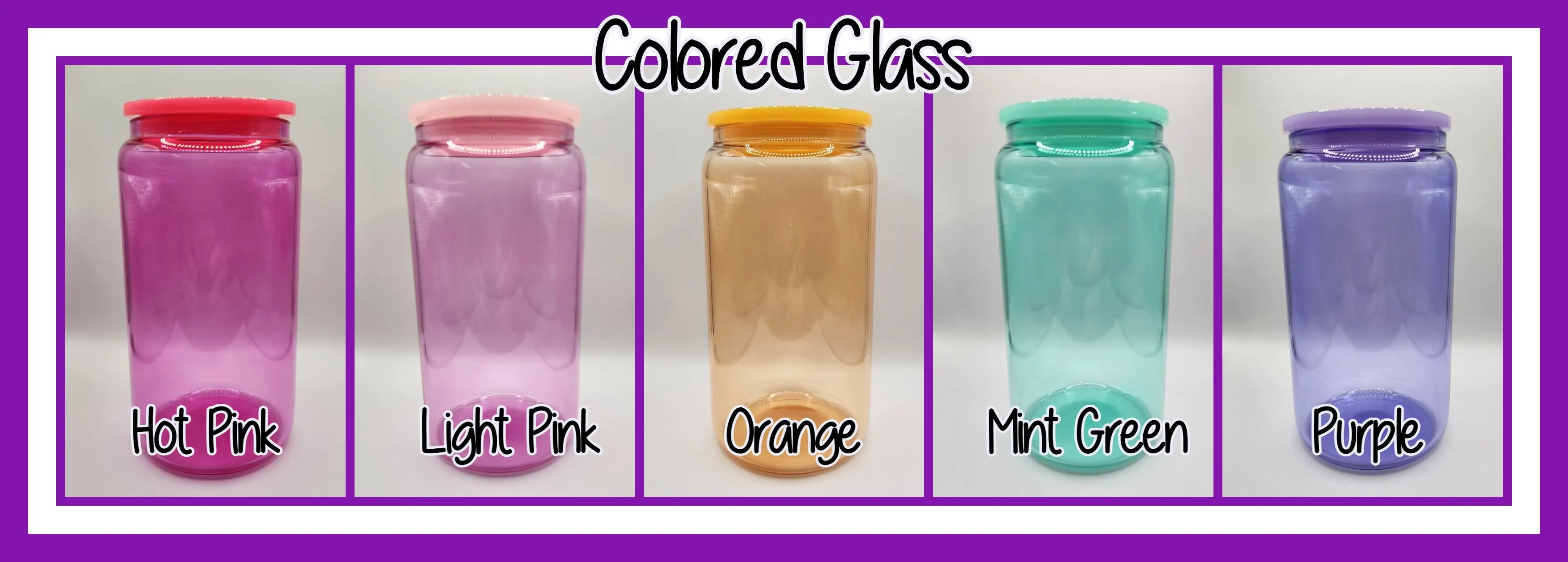 16oz Glass or Plastic Cup-Cancer Sucks in Every Color