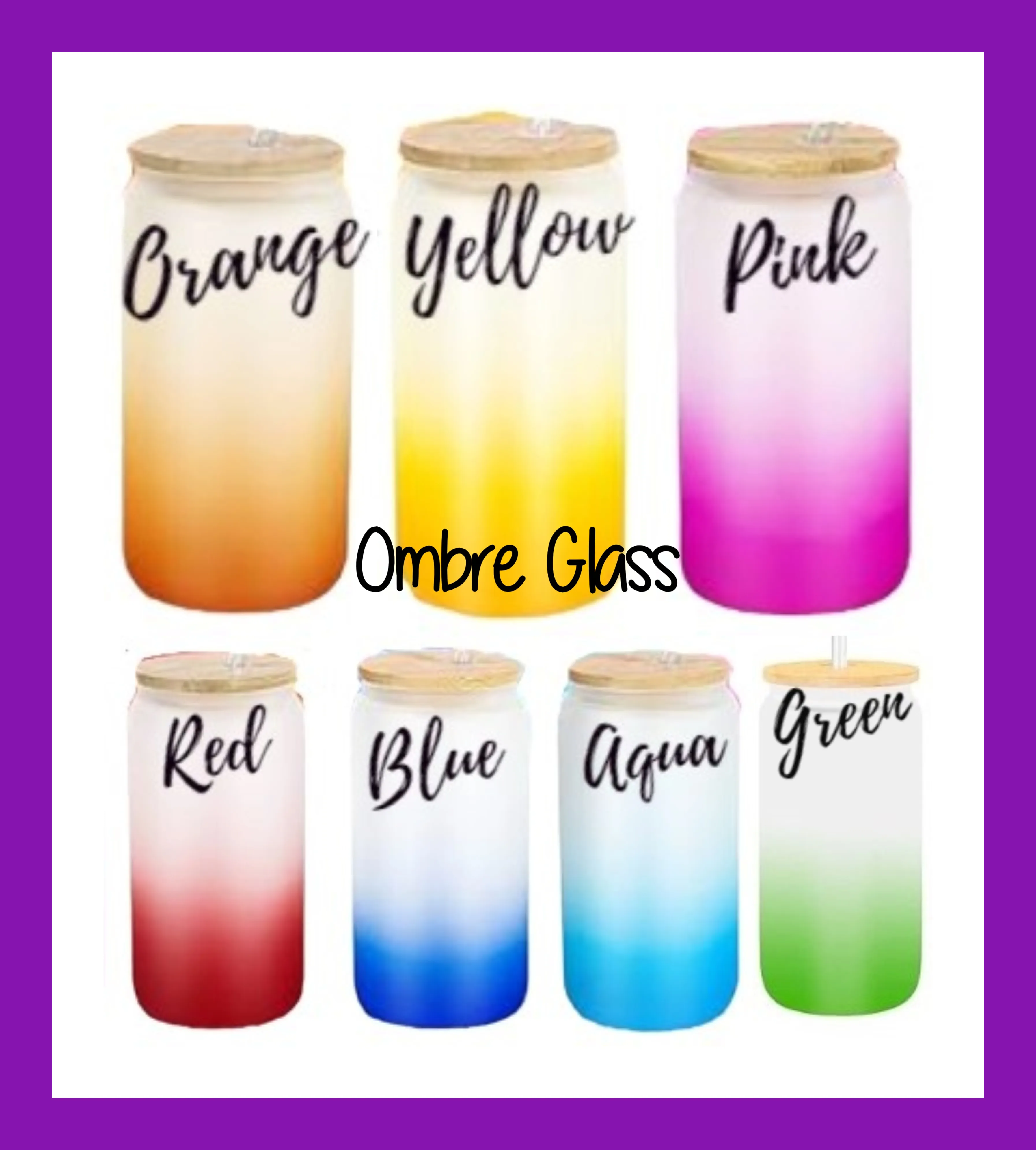 16oz Glass or Plastic Cup-Cancer Sucks in Every Color