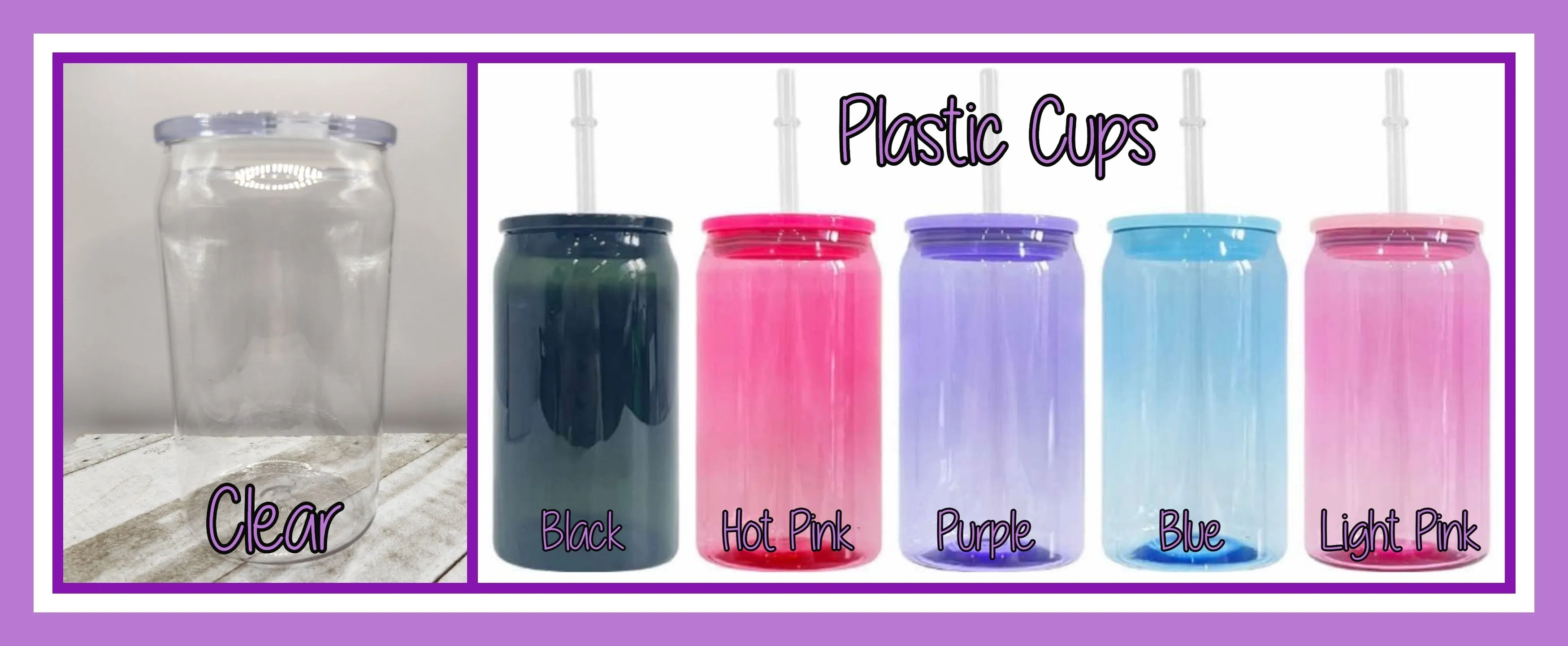 16oz Glass or Plastic Cup-Cancer Sucks in Every Color