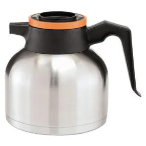 1.9 Liter Thermal Carafe, Stainless Steel/black/orange (decaf)