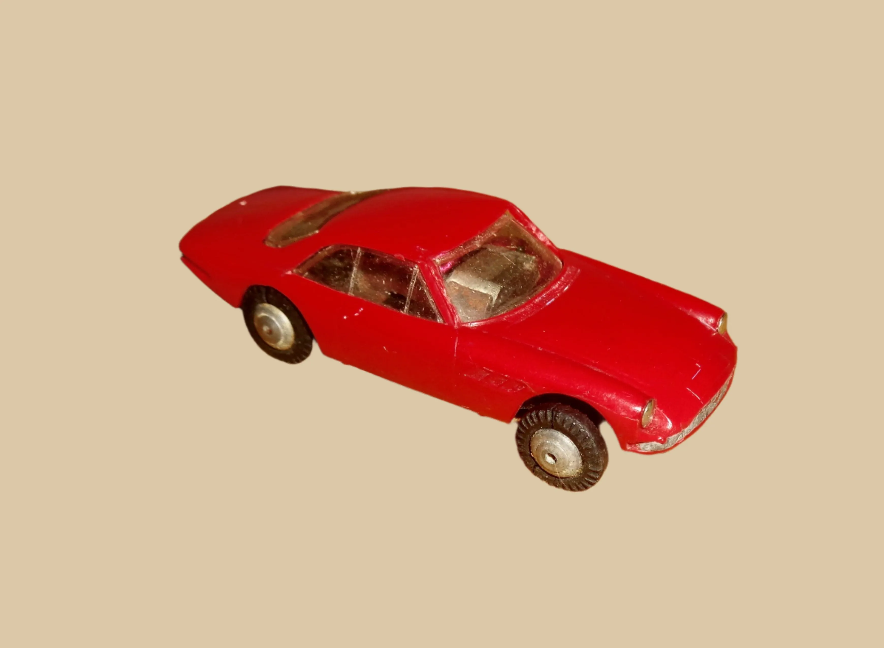 1960s Minic Motorways Ferrari 500 Superfast M1576 Red Racing Sports Car