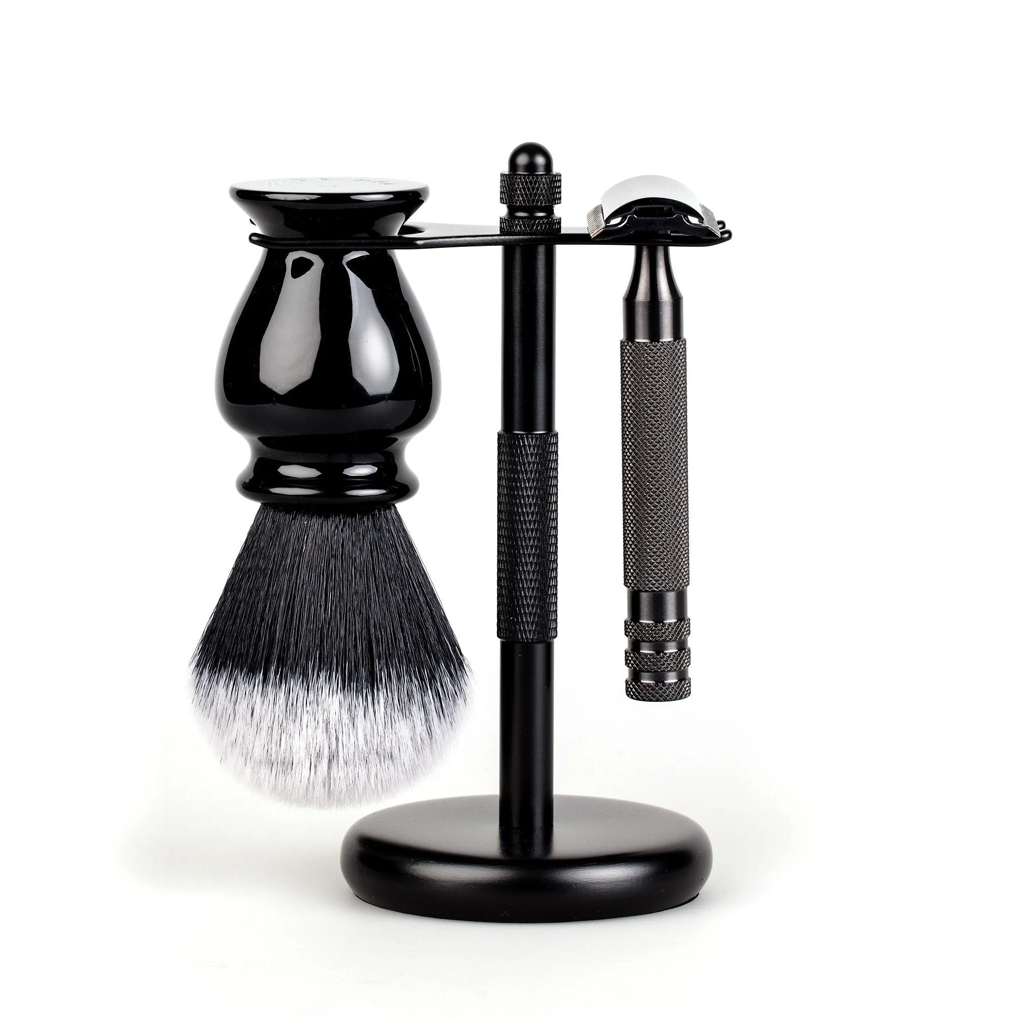 3-Piece Wet Shaving Set with Stainless Steel Safety Razor, Save $12