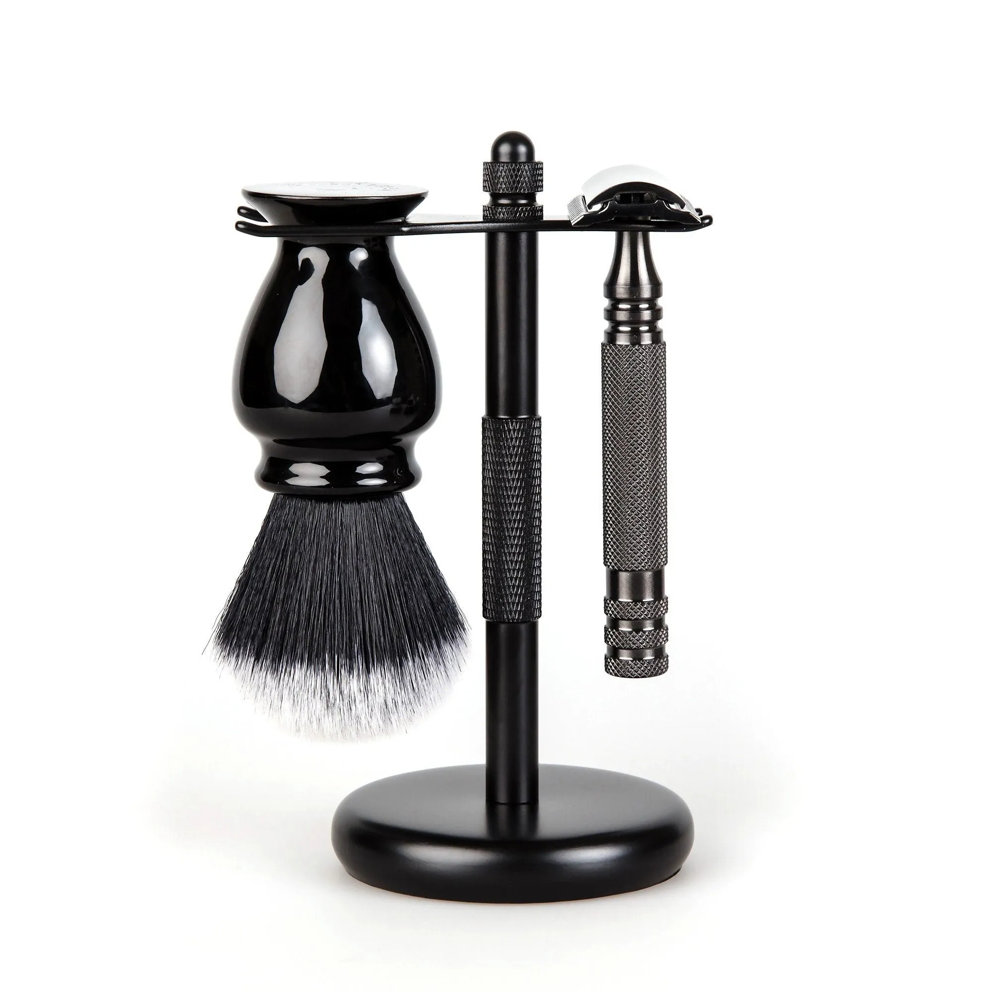 3-Piece Wet Shaving Set with Stainless Steel Safety Razor, Save $12