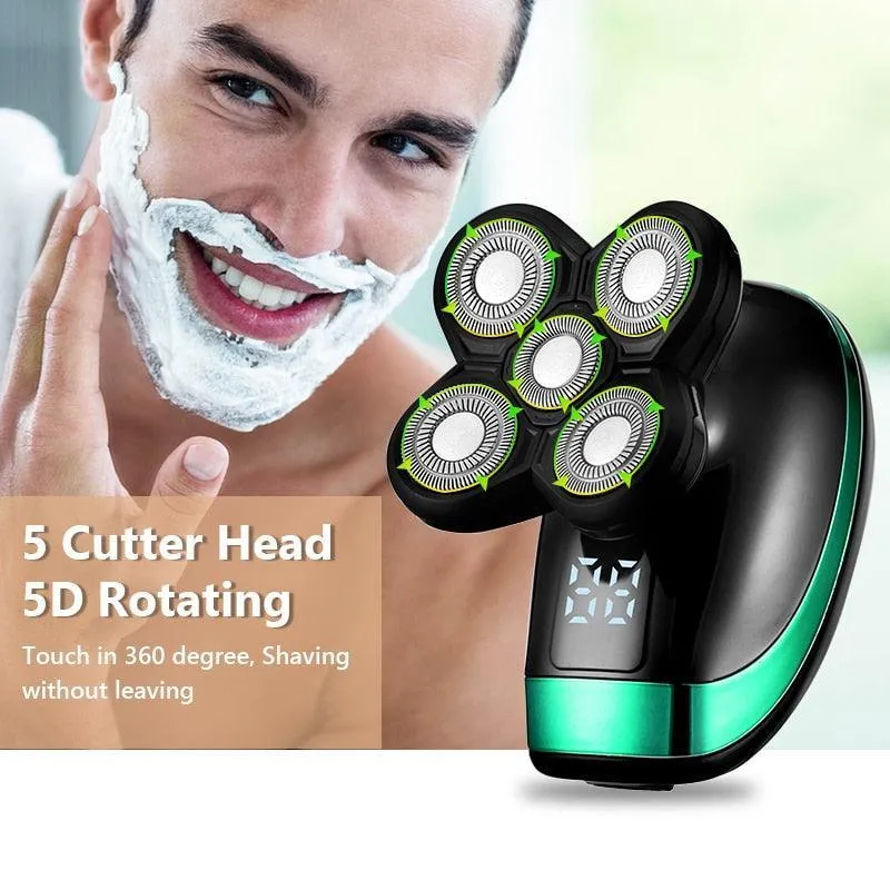 5 IN 1 Electric Razor Electric Shaver Rechargeable Shaving Machine for