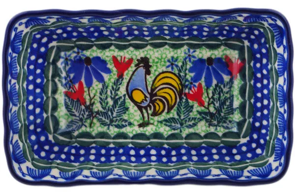 6" Mini loaf pan - Spring Rooster