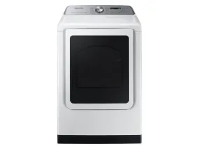 7.4 cu. ft. Smart Electric Dryer with Steam Sanitize  in White - (DVE55CG7100WA3)