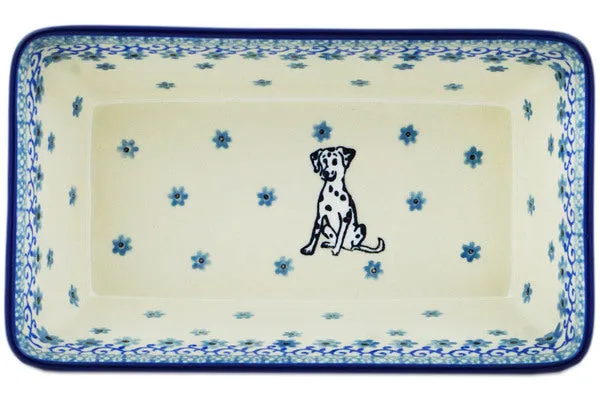 8" Loaf Pan 8" - Dalmatian Delight