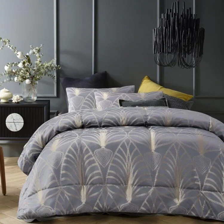 Accessorize Chicago 3 Piece Jacquard Comforter Set