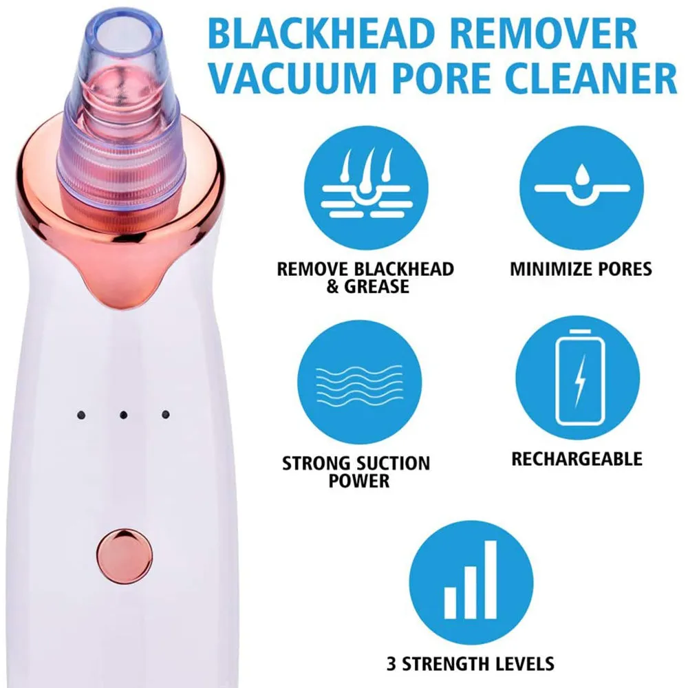 Acne Pimple Blackhead Remover Deep Cleaner fo Face- USB Charging