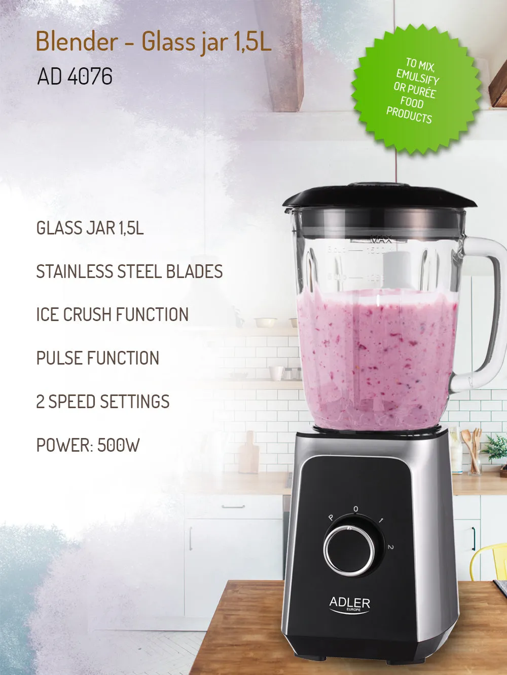 ADLER BLENDER AD4076