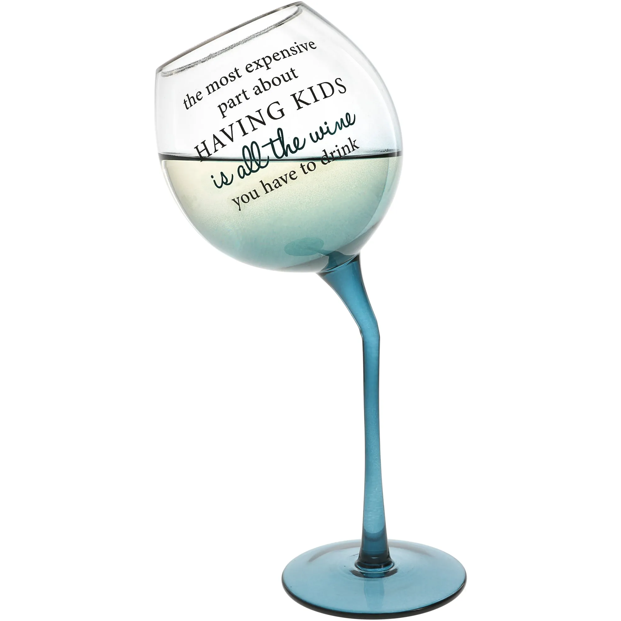 All the Wine 11 oz Tipsy Stemmed Wine Glass