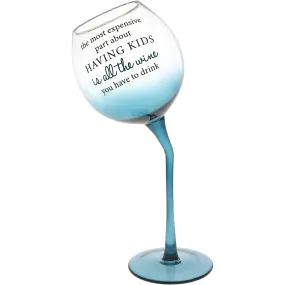 All the Wine 11 oz Tipsy Stemmed Wine Glass