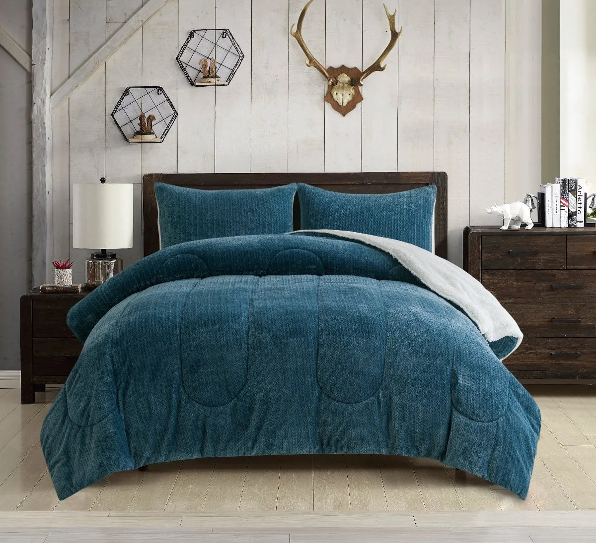 Altitude Home Sweater Knit 3 pc Comforter Set