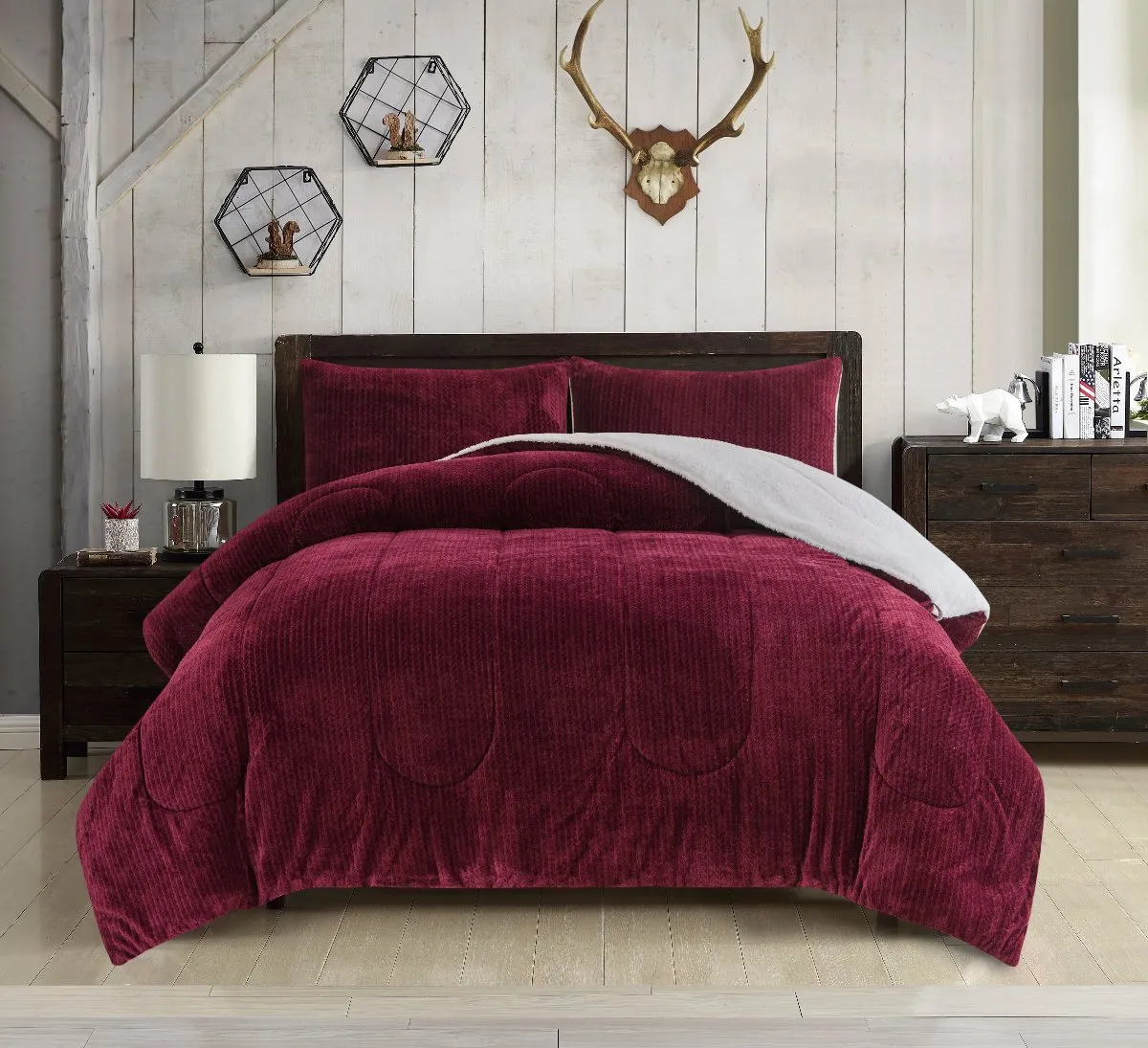 Altitude Home Sweater Knit 3 pc Comforter Set