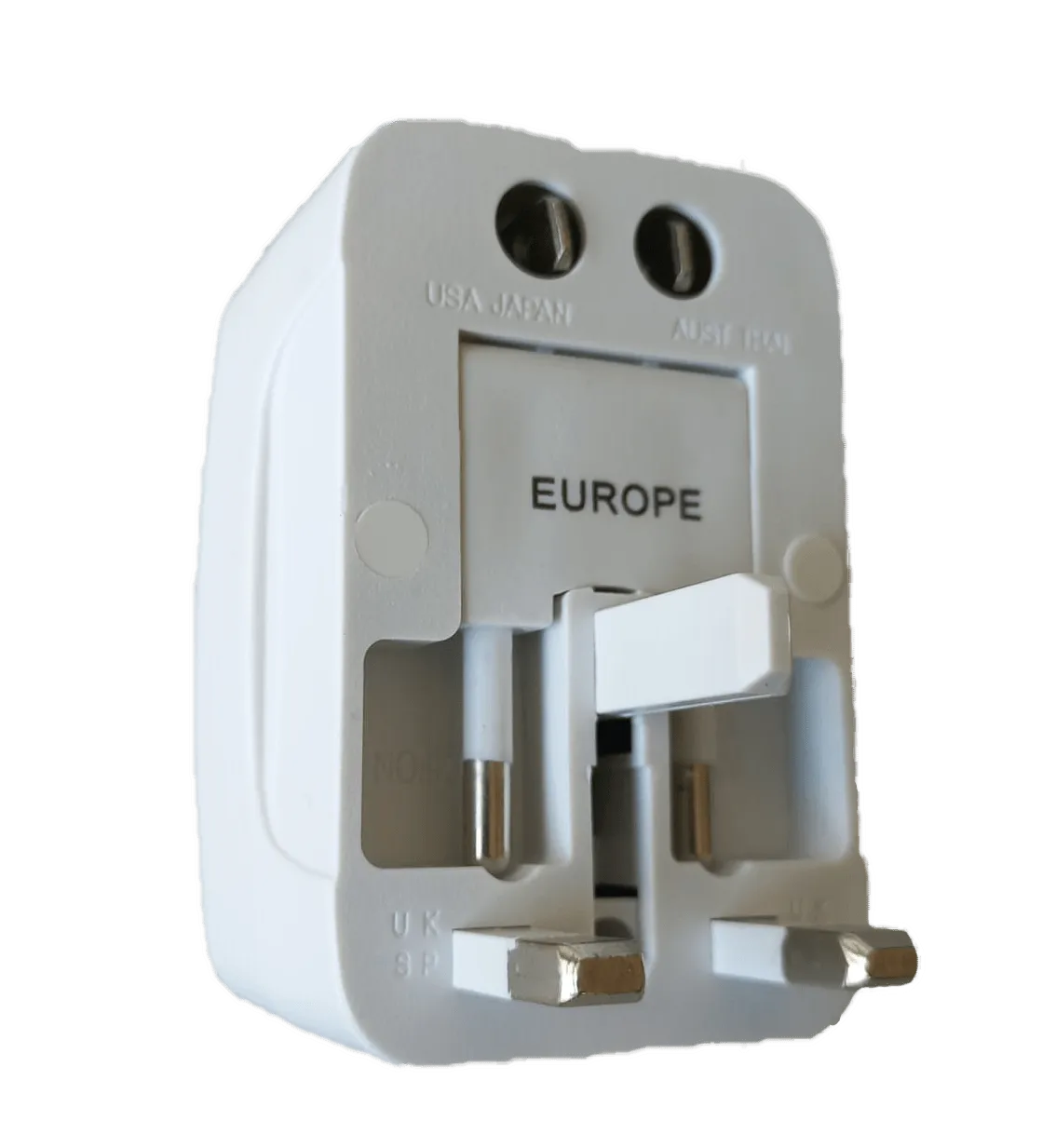 ANDOWL UNIVERSAL TRAVEL ADAPTOR 2A UK/USA/EURO/AUS