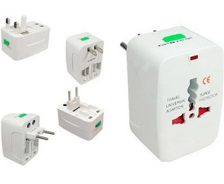 ANDOWL UNIVERSAL TRAVEL ADAPTOR 2A UK/USA/EURO/AUS