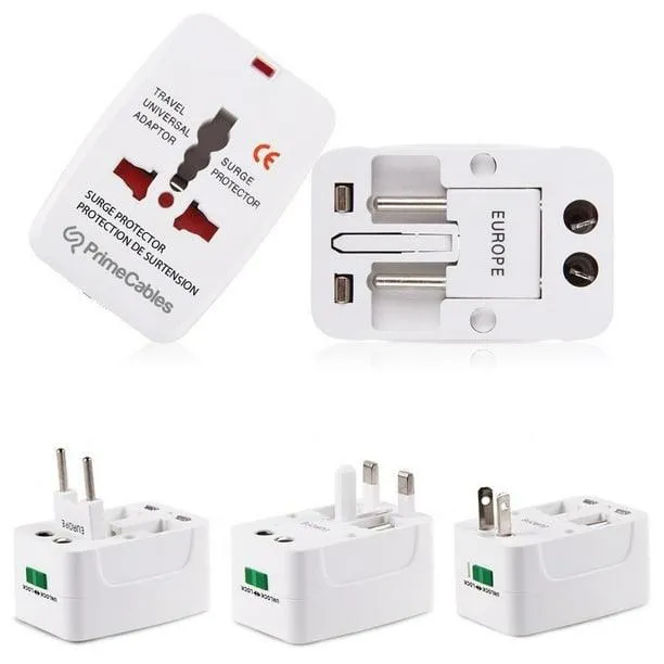 ANDOWL UNIVERSAL TRAVEL ADAPTOR 2A UK/USA/EURO/AUS