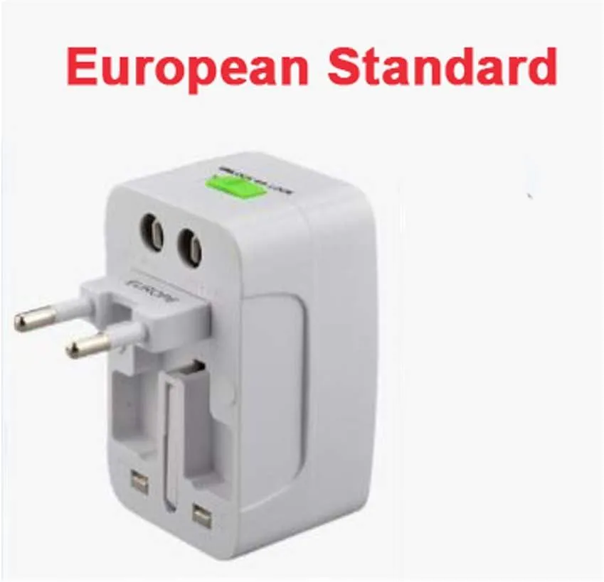 ANDOWL UNIVERSAL TRAVEL ADAPTOR 2A UK/USA/EURO/AUS