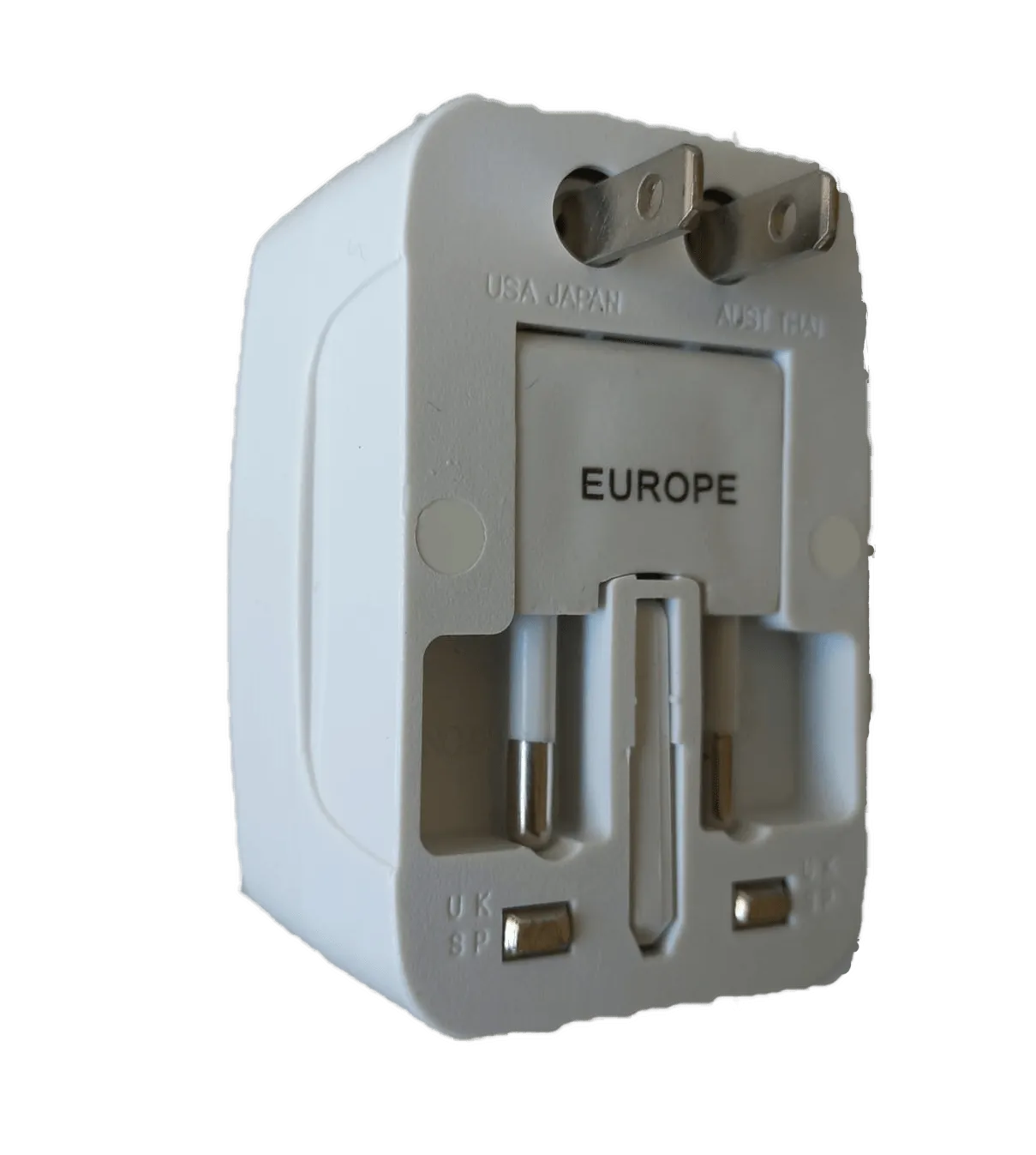 ANDOWL UNIVERSAL TRAVEL ADAPTOR 2A UK/USA/EURO/AUS