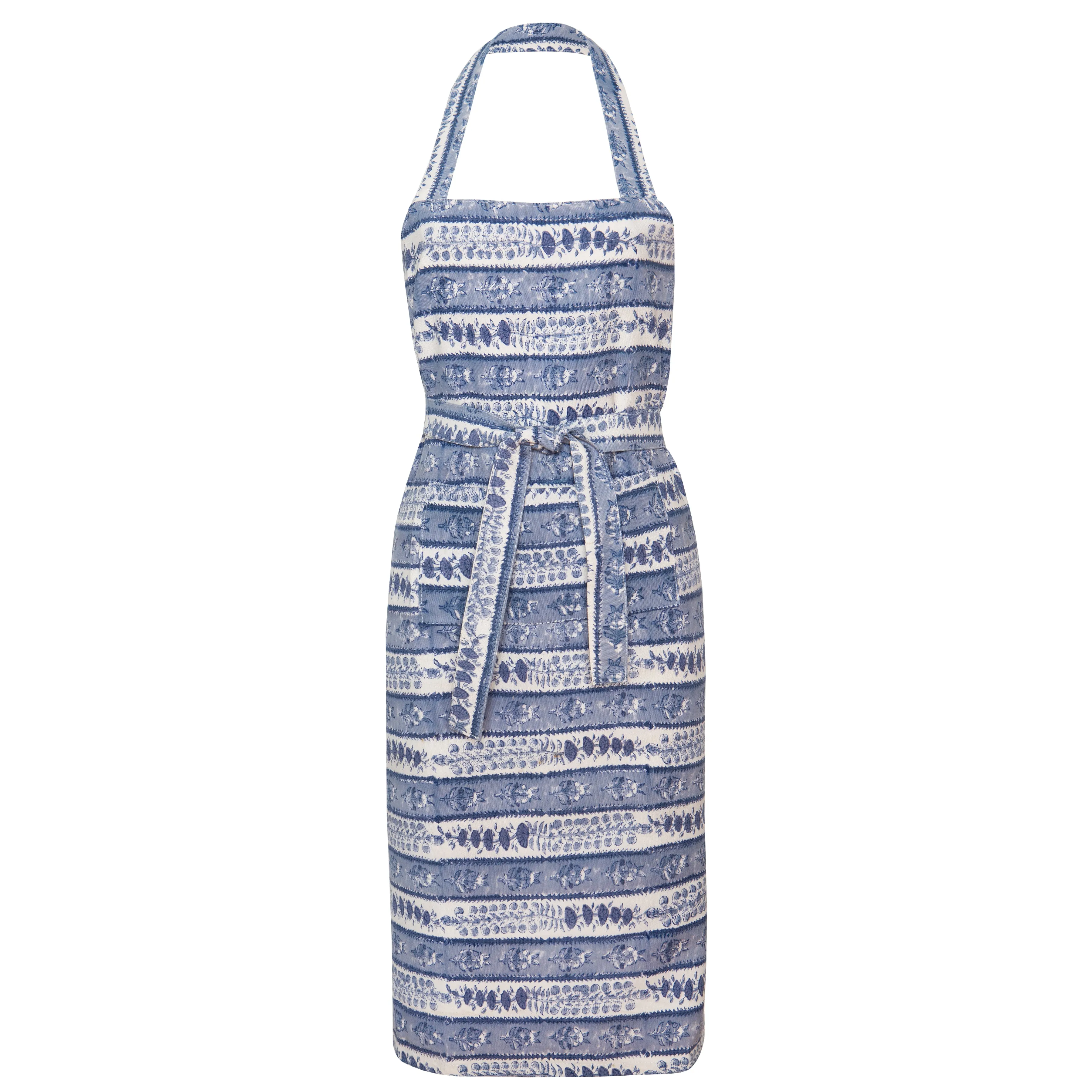 Avignon Apron Blue & Marine