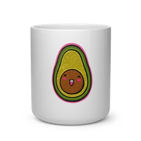 Avocado Heart Shape Mug