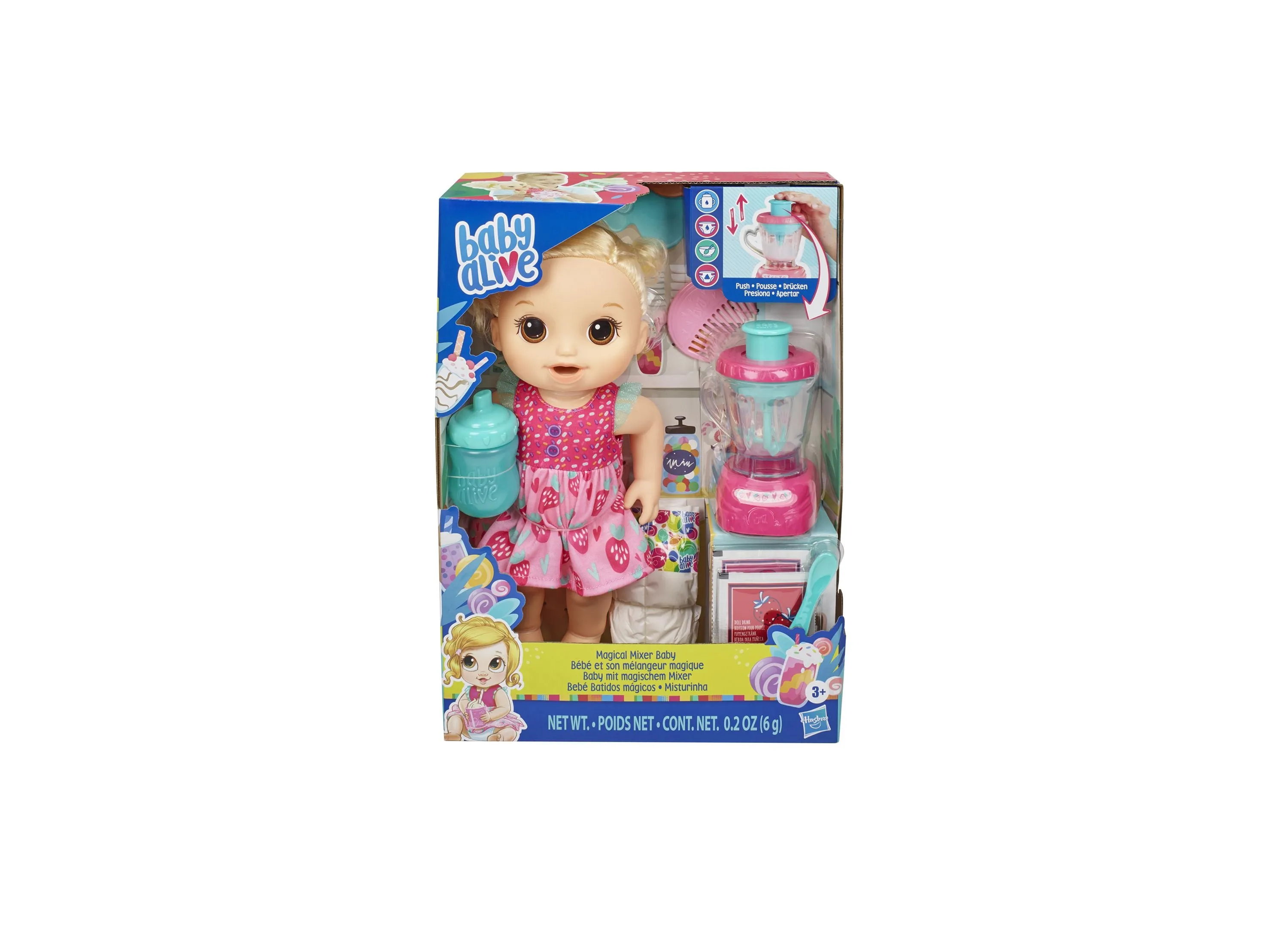 Baby Alive Magical Mixer Baby Doll - Strawberry Shake