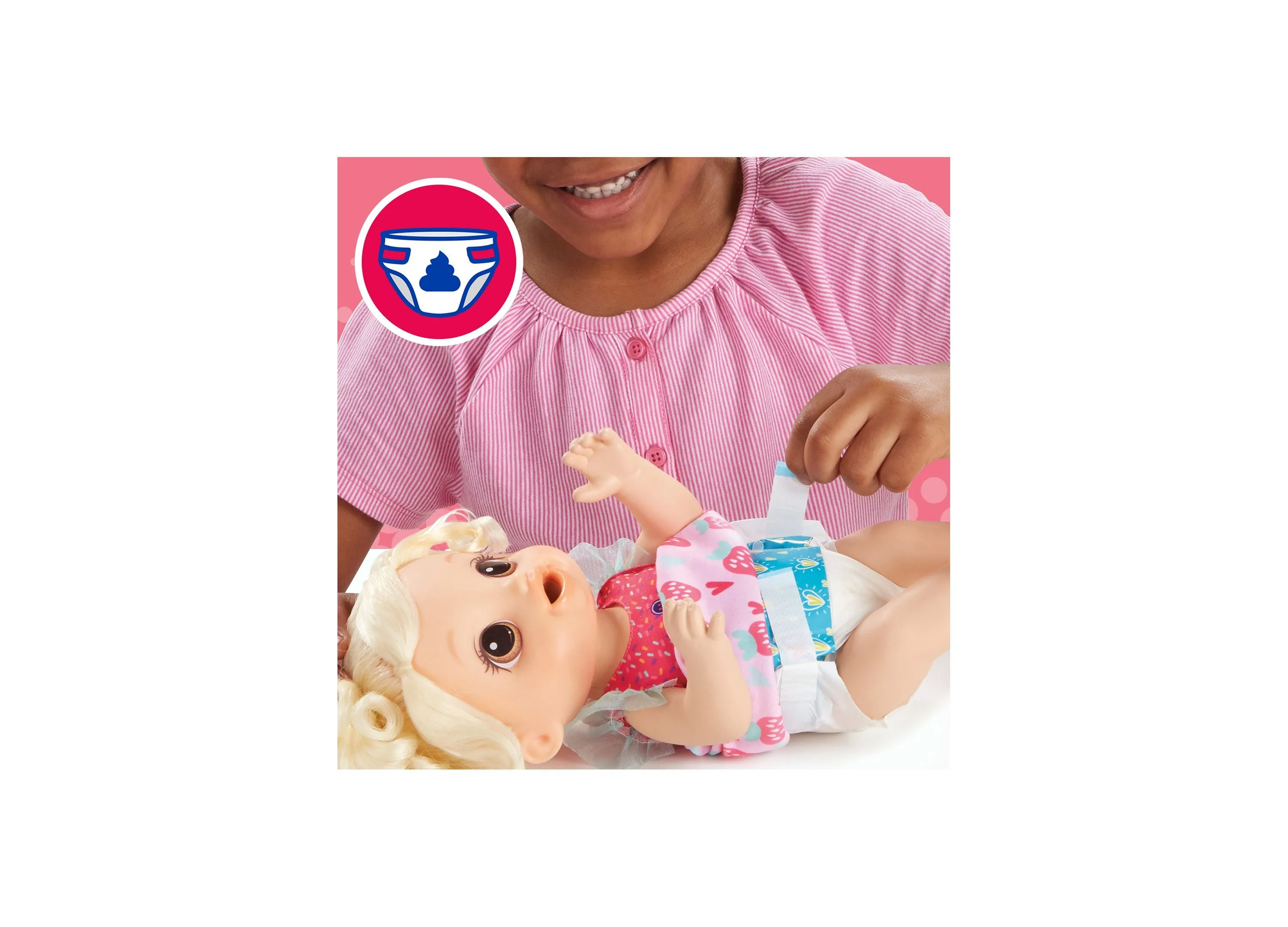 Baby Alive Magical Mixer Baby Doll - Strawberry Shake