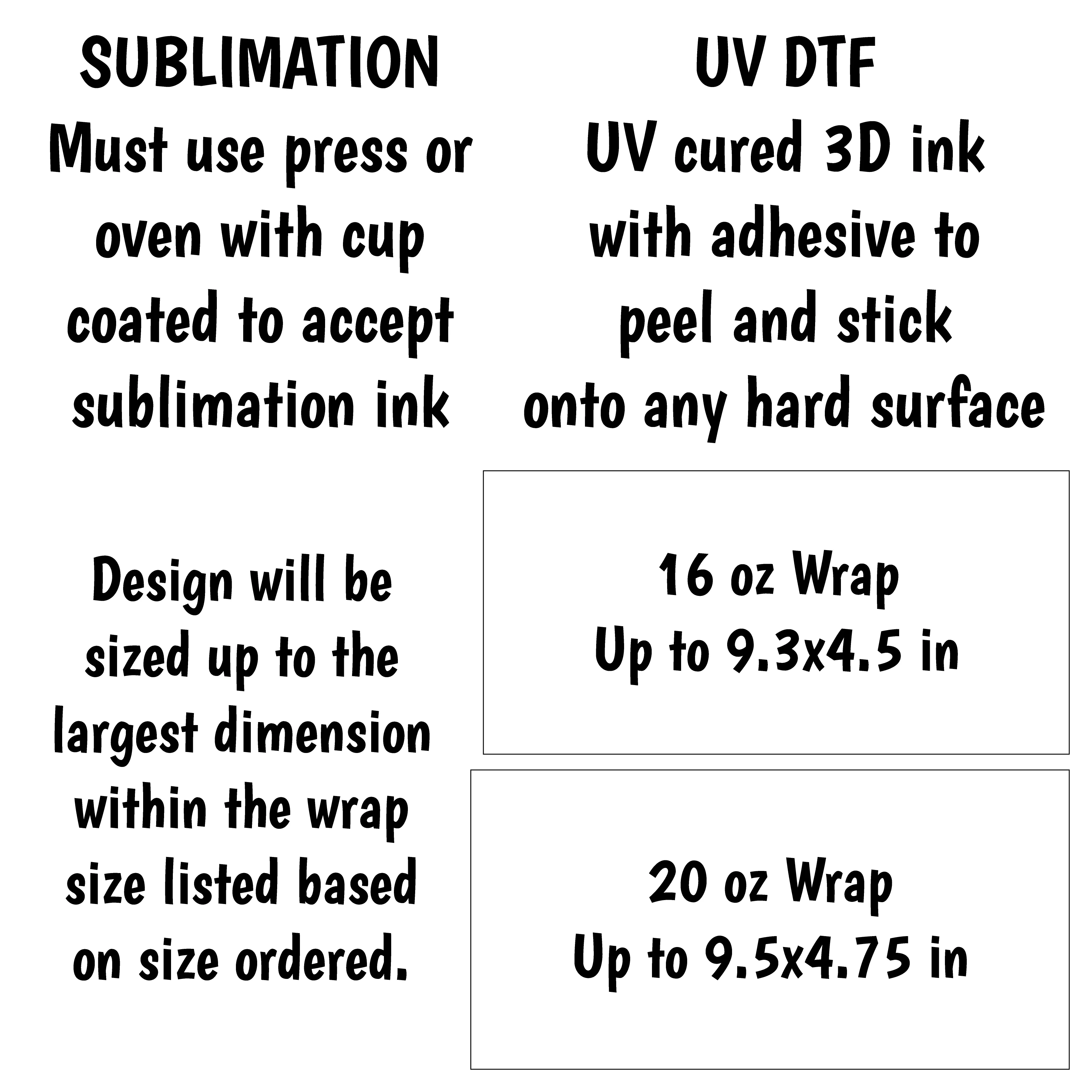 Back to School Wrap for 16/20 oz Cups - UV DTF or Sublimation (SHIPS IN 3-7 BUS DAYS)