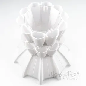 Ballerina Brush Caddy - White