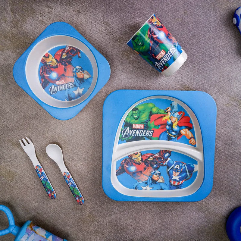 Bamboo Kids Dinner Set | Amazing Avengers | Set of 5