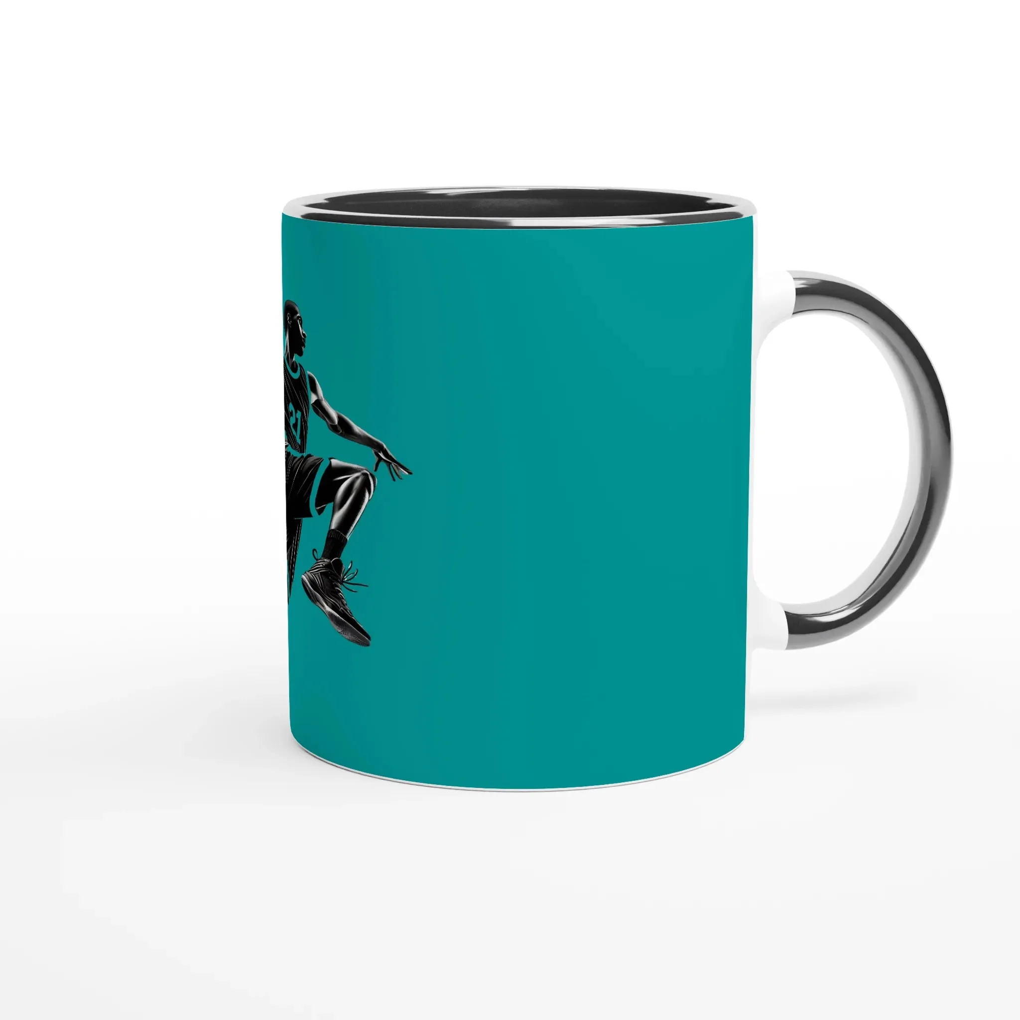 Basketball Player Mid-Air, 11oz Ceramic Mug