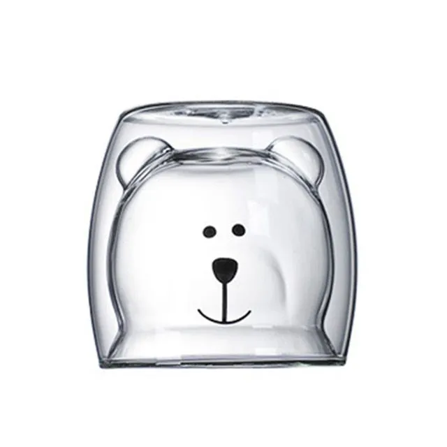 Bear Double Walled Glass