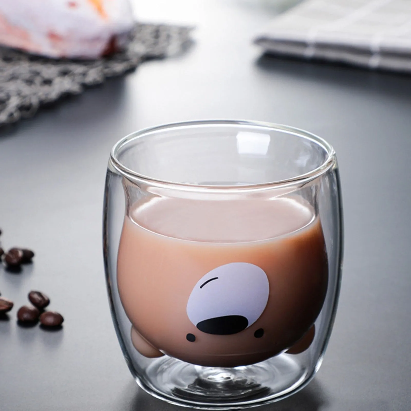 Bear Double Walled Glass