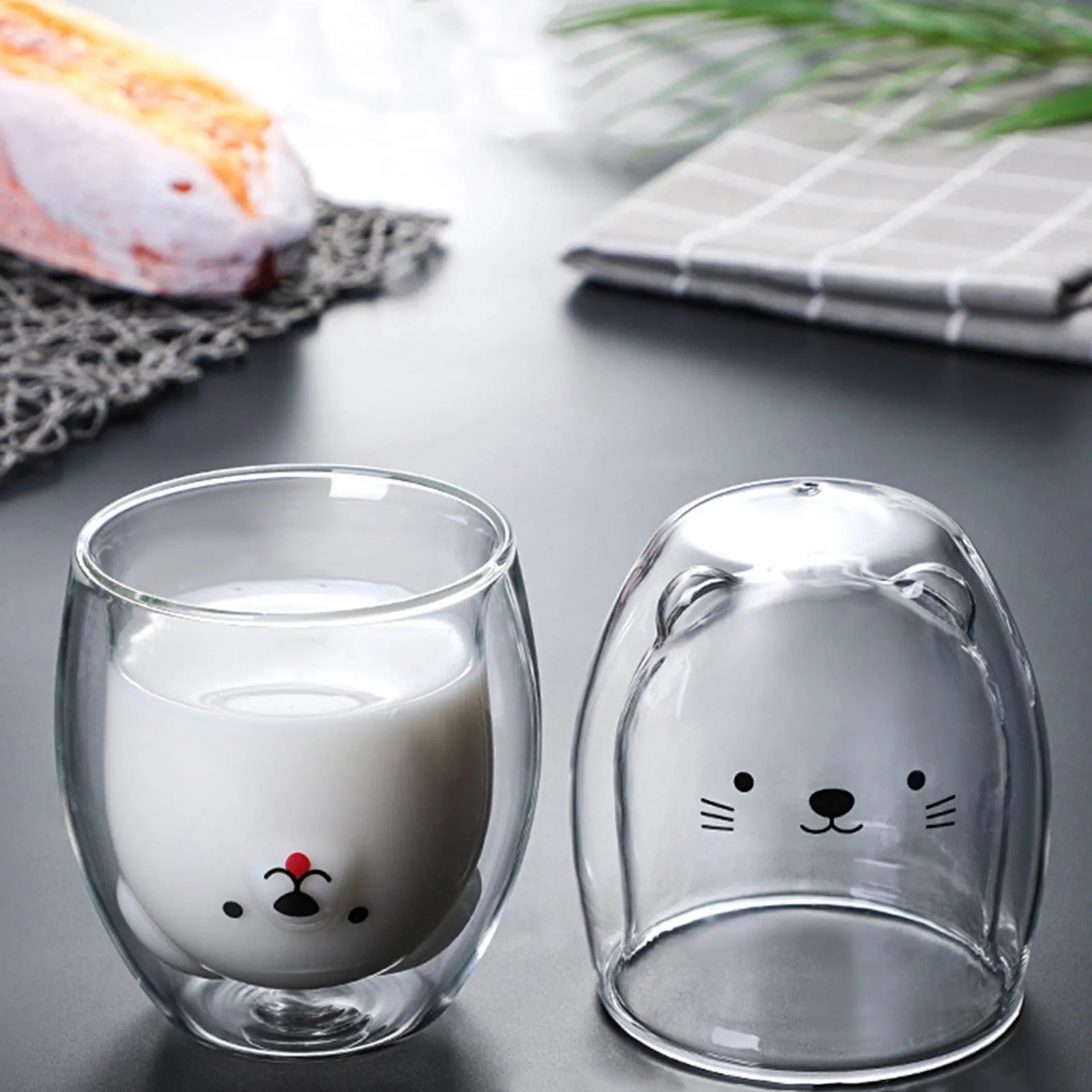 Bear Double Walled Glass