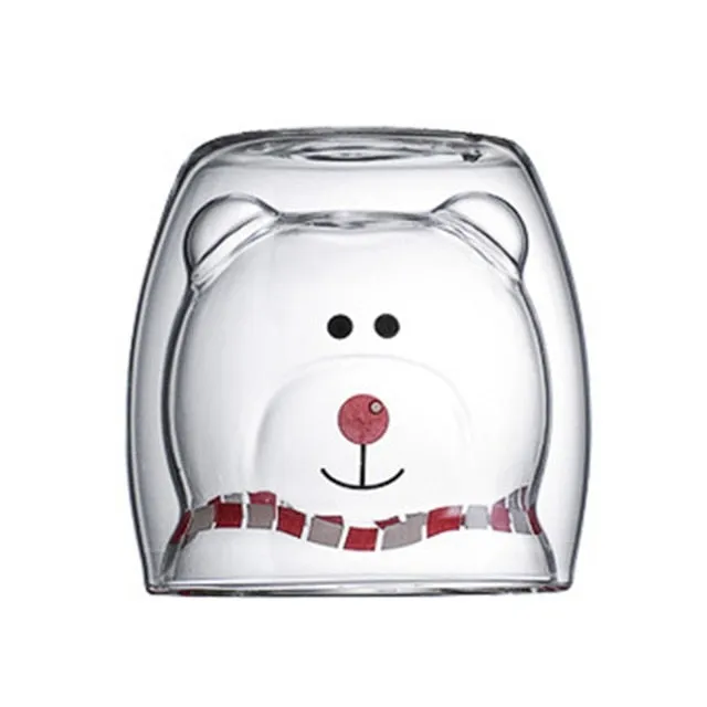 Bear Double Walled Glass