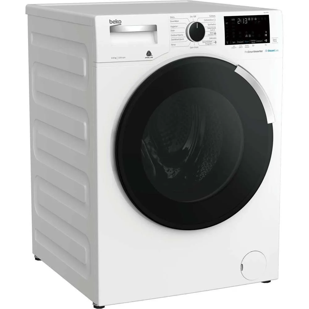 Beko Front Load Auto Washer 9kg White with Pump