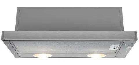 Beko Hnt61210x Cooker Hood 280 M³/H Semi Built-In (Pull Out) Stainless Steel