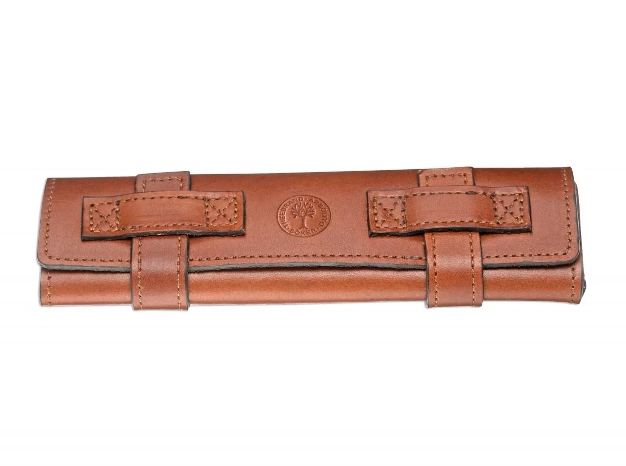 Böker Leather Rollo Case For Razor, Brown