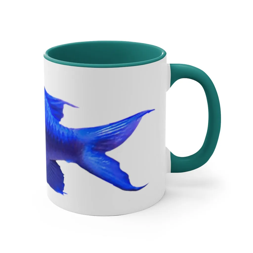 Blue Fish 11oz Accent Mug