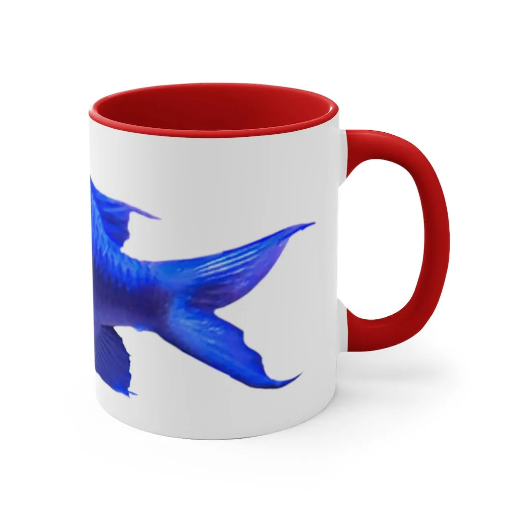 Blue Fish 11oz Accent Mug