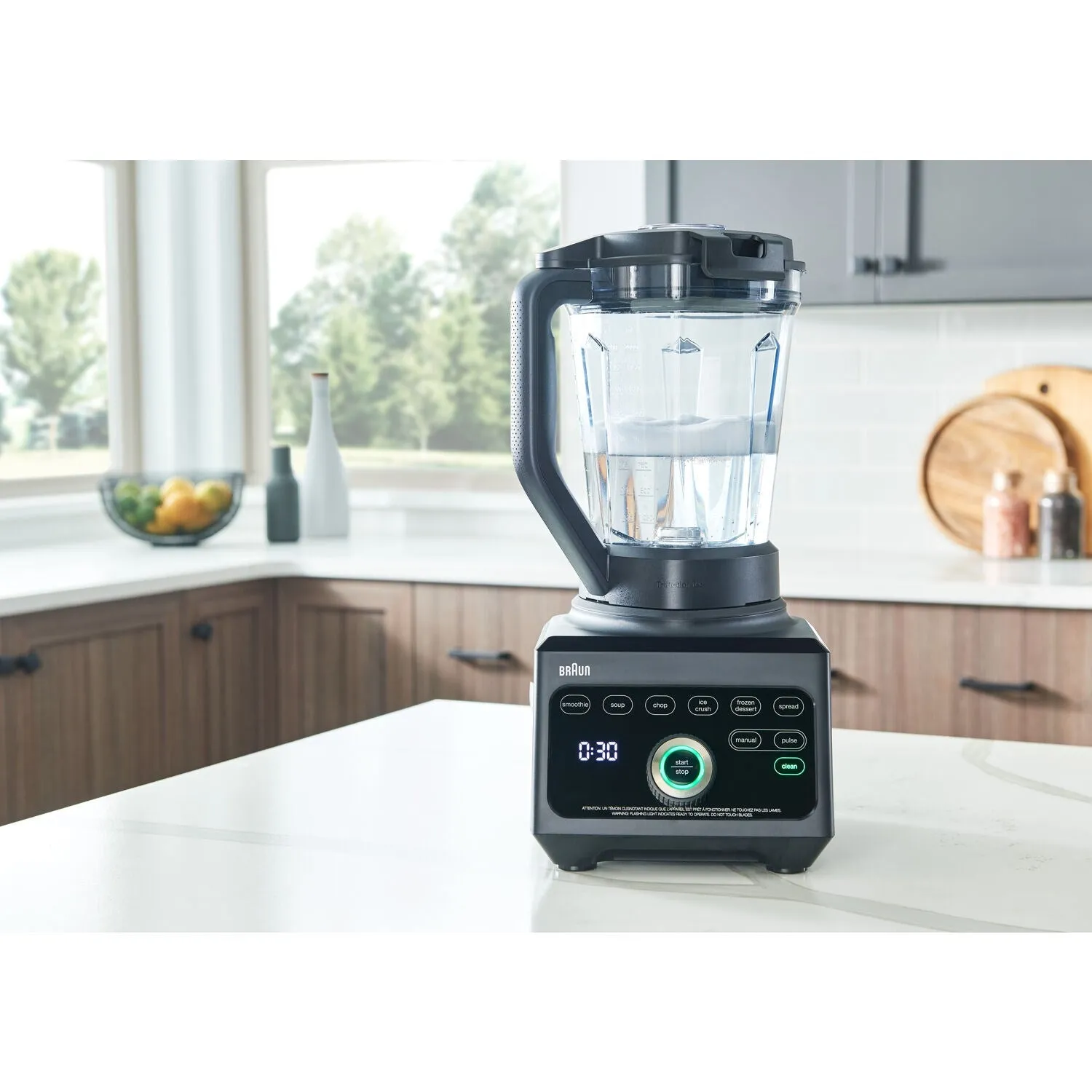 Braun TriForce Power Blender 1600 Watts, 18 Food Programs with Accessories in Black (JB9041BK)