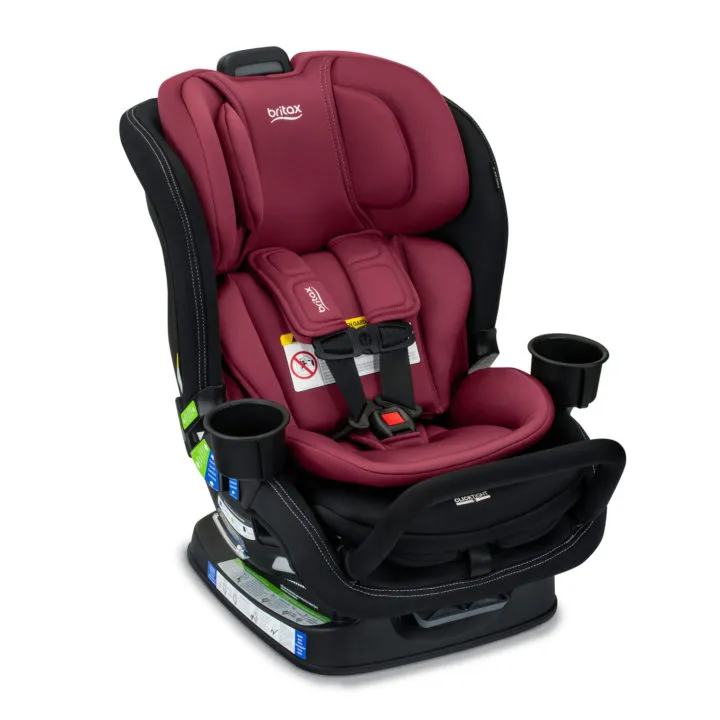 Britax Poplar S Convertible Car Seat - Slim 17" Design ~ Ruby Onyx