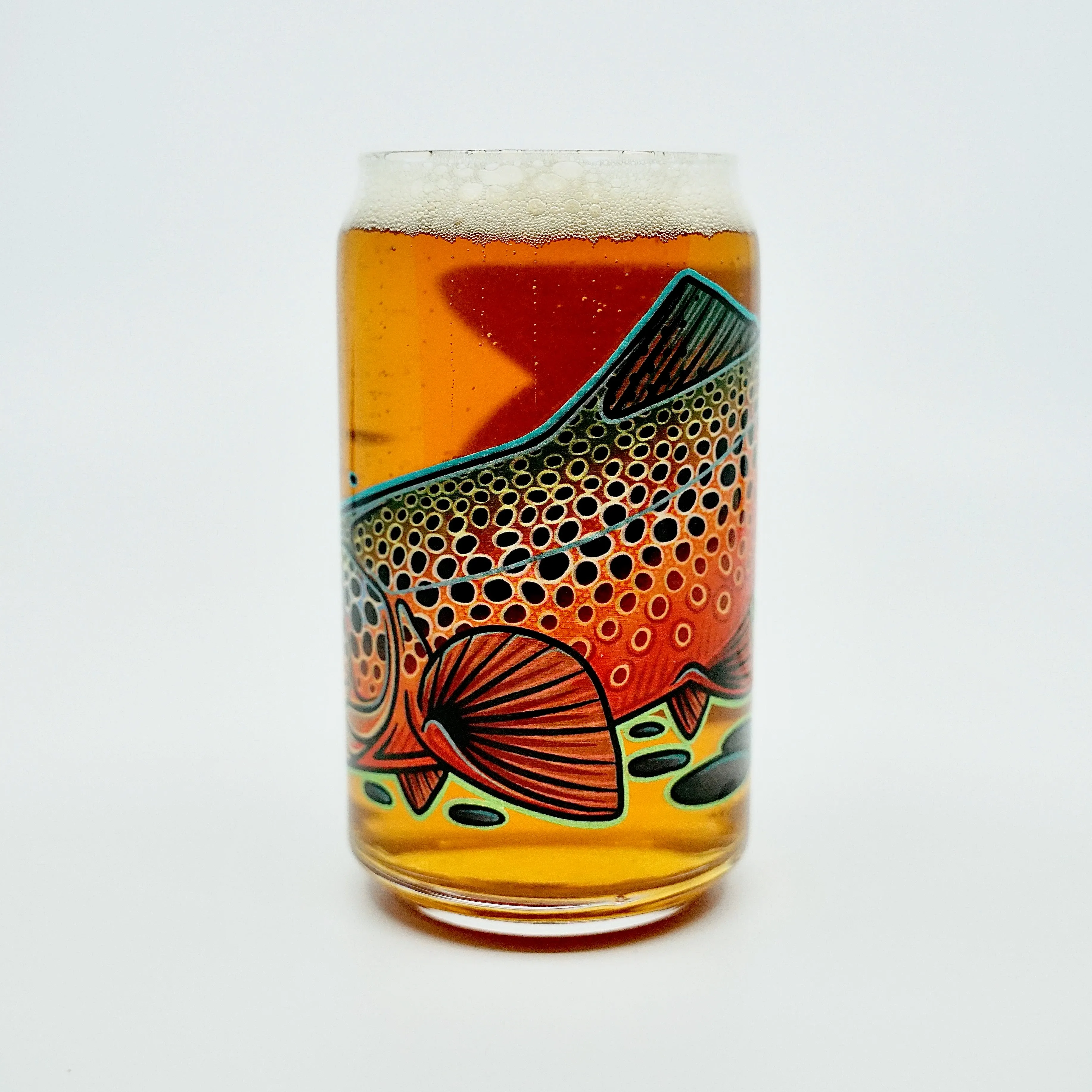 Brown Trout Beer Glass