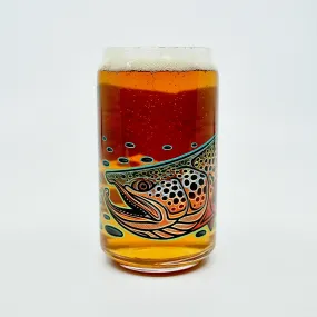 Brown Trout Beer Glass