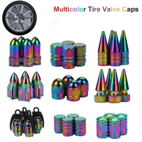 Bullet Grenade design Aluminum Car tire valve caps Pack Of 4 PC